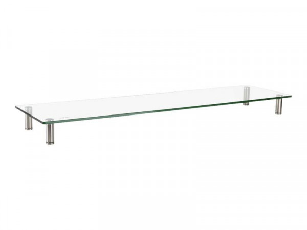 LogiLink Monitorerhöhung/-Tisch aus Glas, extra breit