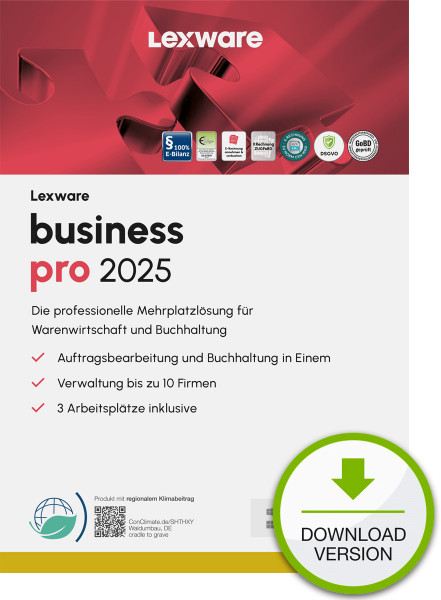 Lexware ESD business pro 2025 Download Jahresversion (365-T)