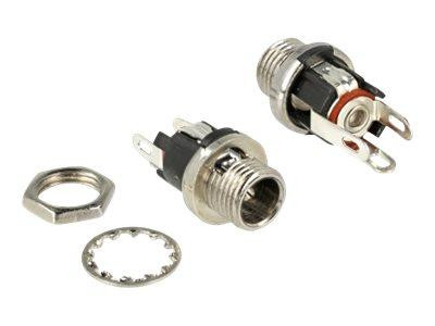 DELOCK Steckverbinder DC 5.5x2.1x9.5mm Bu zum Einbau