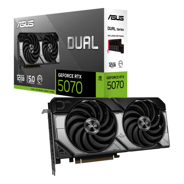 ASUS DUAL-RTX5070-12G-GAMING 12GB GDDR7 HDMI DP