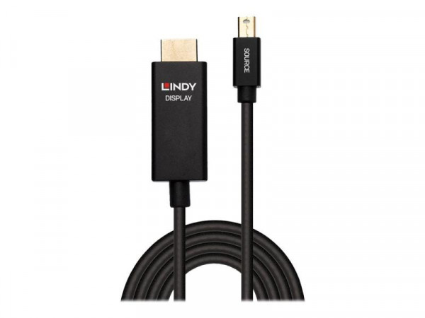 Lindy 0,5m Mini-DisplayPort an HDMI Adapterkabel mit HDR
