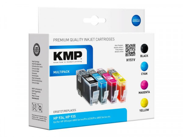 KMP Patrone HP NR.934/935 Multip. 500-600 S. H151V