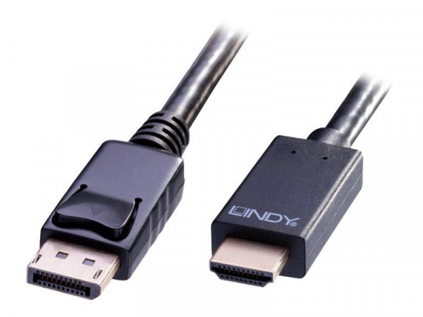Lindy DisplayPort an HDMI Kabel 4K30 (DP: passiv) 5m