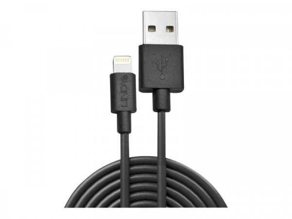Lindy USB an Lightning Kabel schwarz 0.5m