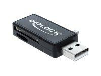 Card Reader Delock USB micro B -> SD/microSD OTG extern