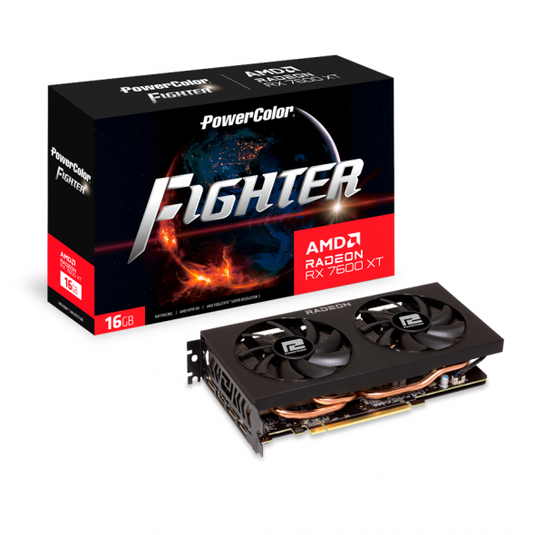 Powercolor Radeon RX7600XT Fighter 16GB GDDR6 HDMI 3xDP