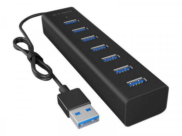 Hub IcyBox 7-Port IB-HUB1700-U3 USB 3.0 Type-A Ports