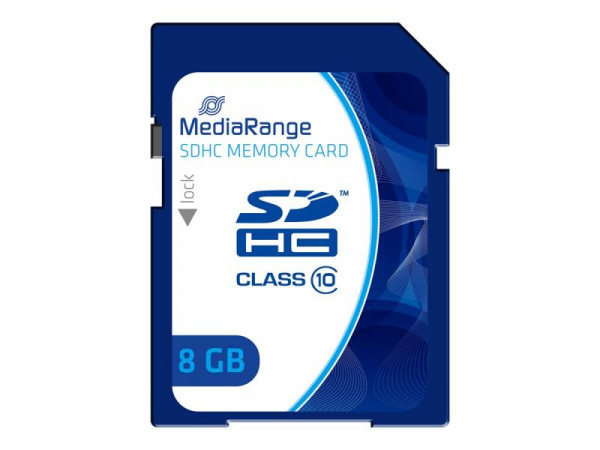 MediaRange SD Card 8GB SDHC CL.10