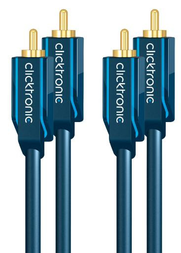 Clicktronic Casual Stereo-Audiokabel 2x,2m