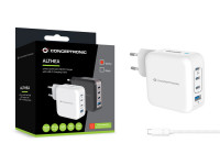 CONCEPTRONIC Ladegerät 4Port 100W,3xUSB-C,1xUSB-A 1.5m ws