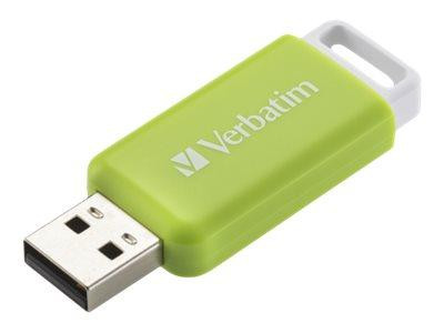 USB-Stick 32GB Verbatim V DataBar USB 2.0 Drive Green