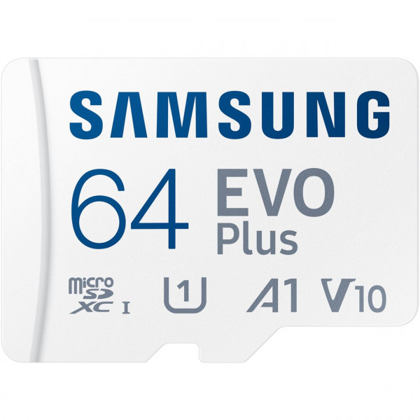 SD MicroSD Card 64GB Samsung SDXC EVO Plus (2024)(CL10)