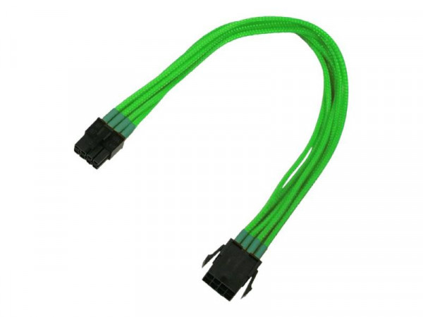 Kabel Nanoxia 8er PCI-E Verlängerung, 30 cm, Single, neon-gr