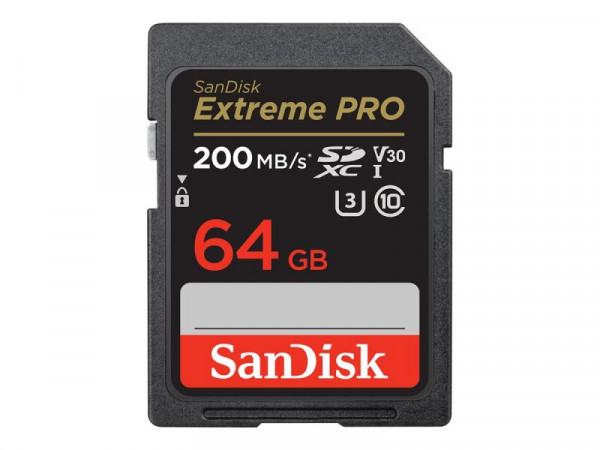 SD Extreme PRO UHS-I Card 64GB SanDisk SDXC