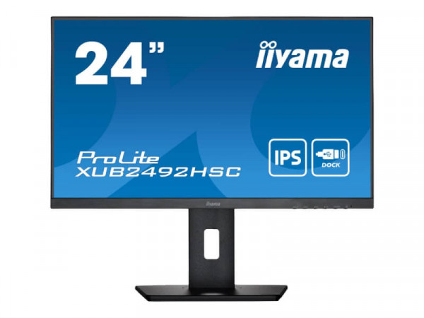 IIYAMA 60.5cm (24") XUB2492HSC-B5 16:9 HDMI+DP+USB-C IPS