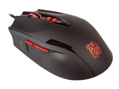 Maus Tt-eSPORTS Black FingerPrint Mouse retail