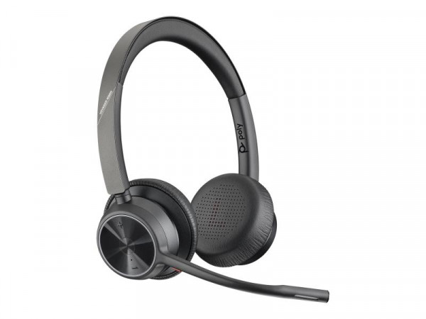 Poly Headset Voyager 4320 UC schnurlos Duo USB-A
