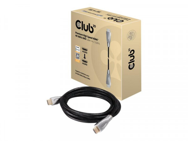 Club3D HDMI-Kabel A -> A 2.0 High Speed 4K60Hz UHD 1