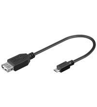 Goobay OTG Adapter USB-A Bu / micro-USB-B St, schwarz, bulk