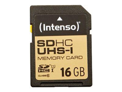 SD Card 16GB Intenso SD-HC UHS-I