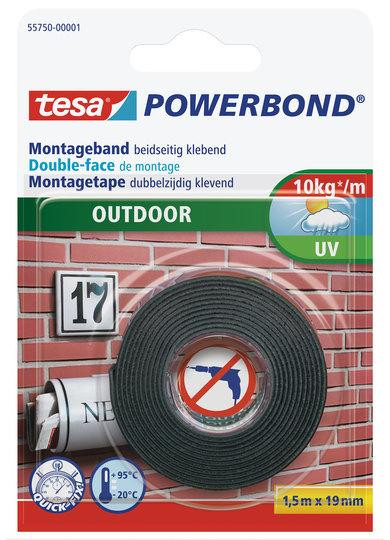 tesa Powerbond Montageband Outdoor 1,5m 19mm