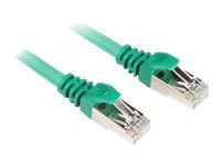 Sharkoon Kabel RJ45 CAT.6 SFTP 1,0m grün