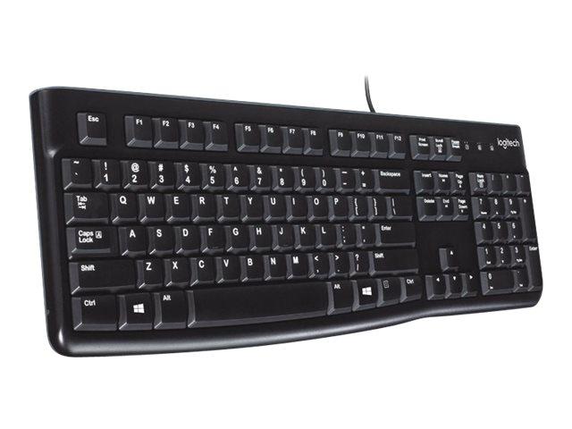 Logitech USB Kabelgebunden Rubber Eingabegeräte Keyboard Peripherie K120 | Tastaturen | black | retail | | | K&M Computer Dome