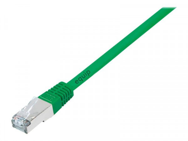 Equip Patchkabel Cat5e F/UTP 2xRJ45 1.00m grün Polybeutel