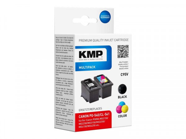 KMP Patrone Canon Pixma PG540 Multipack BK/C/M/Y