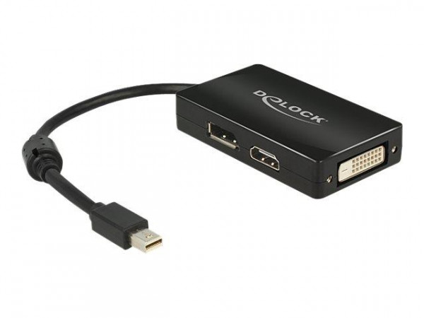 Displayport Adapter Delock mini DP -> DP/HDMI/DVI(24+1) sw