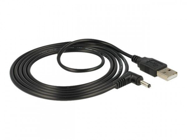 Stromkabel Delock USB A -> DC 3,5 x 1,35mm St 90° 1.50m
