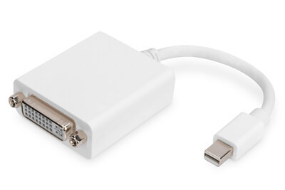 DIGITUS DisplayPort Adapter / Konverter, 0,15m, weiß