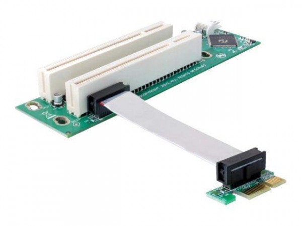 Riser Card Delock PCIe x1 -> 2x PCI 32bit