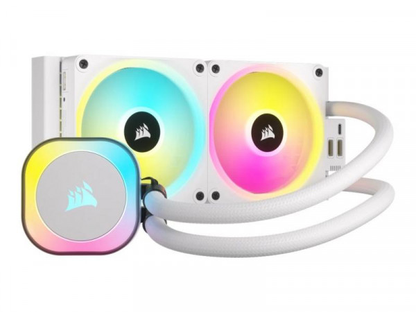 WAK Corsair Cooling iCUE LINK H100i WHITE RGB AIO 240mm