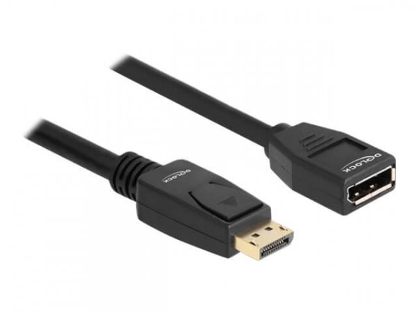 DELOCK DisplayPort 1.2 Verlängerungskabel 4K 60 Hz 5 m