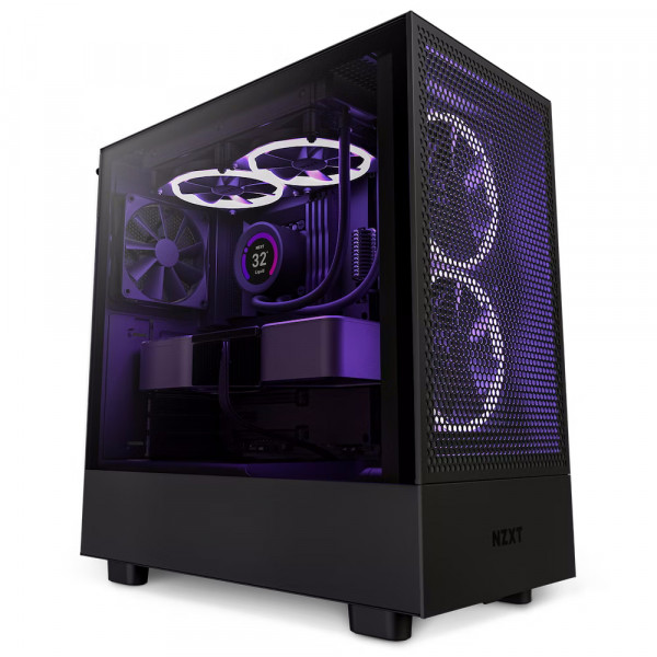 NZXT H5 Flow Matte Black Mid Tower Case