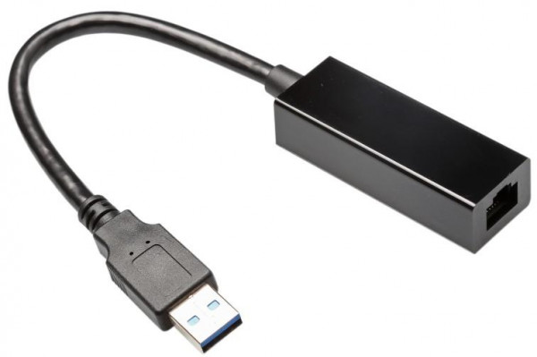 GEMBIRD Adapter USB3.0 -> Gigabit LAN + Flash-Speicher schw.