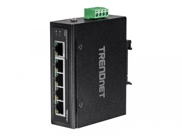 TRENDnet Industrie Switch 5 Port Fast Ethernet L2 DIN-Rail