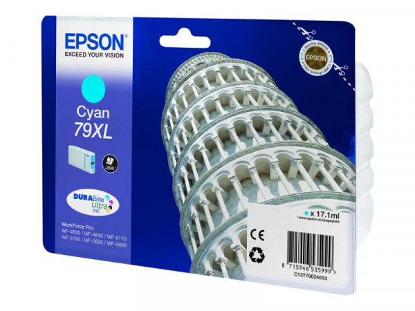 Patrone Epson 79XL cyan Dura-Brite Ulta Ink 17.1ml