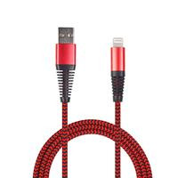 2GO USB Ladekabel - rot - 100cm für Apple Lightning