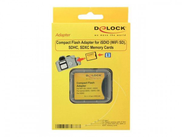 Adapter Delock Compact Flash -> SDHC