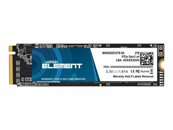 SSD 2TB Mushkin M.2 (2280) Element NVMe PCIe intern