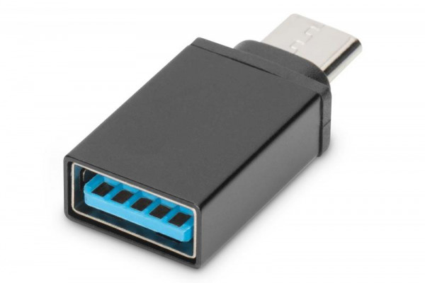 USB Type-C Adapter, Type-C - A, schwarz