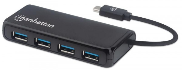 Manhattan 4-Port USB 3.2 Gen 1 Hub C-Stecker auf 4x A-Buchse
