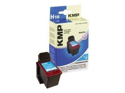 KMP H16 - 17 ml - Photo Color - wiederaufbereitet - Druckpatrone (Foto)