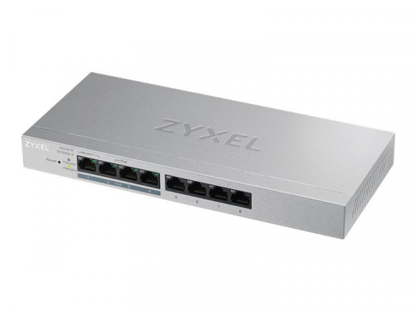 ZyXEL Switch 8x GS1200-8HP V2 PoE+ webmanaged Switch 4xPoE