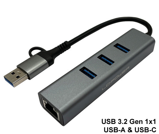 LC-Power USB-Hub LC-HUB-C-Multi-9