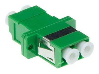 Equip LWL Verbinder LC/APC-Duplex Kreamikkupplung SM grün