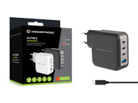 CONCEPTRONIC Ladegerät 4Port 100W,3xUSB-C,1xUSB-A 1.5m sw