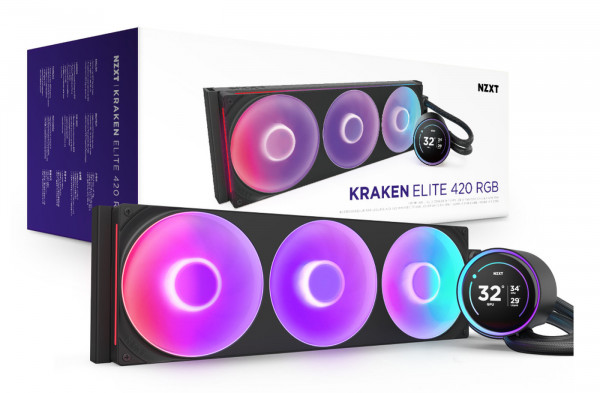 NZXT Kraken Elite 420 RGB mm schwarz